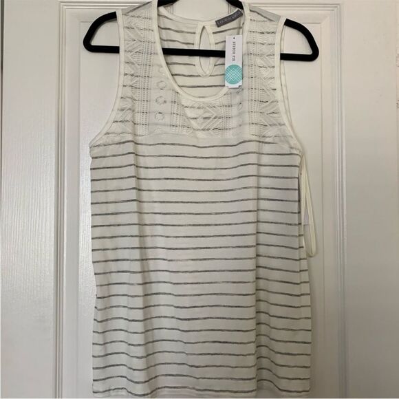 Stitch fix Knit top lace NwT Sz 1x - Picture 6 of 8